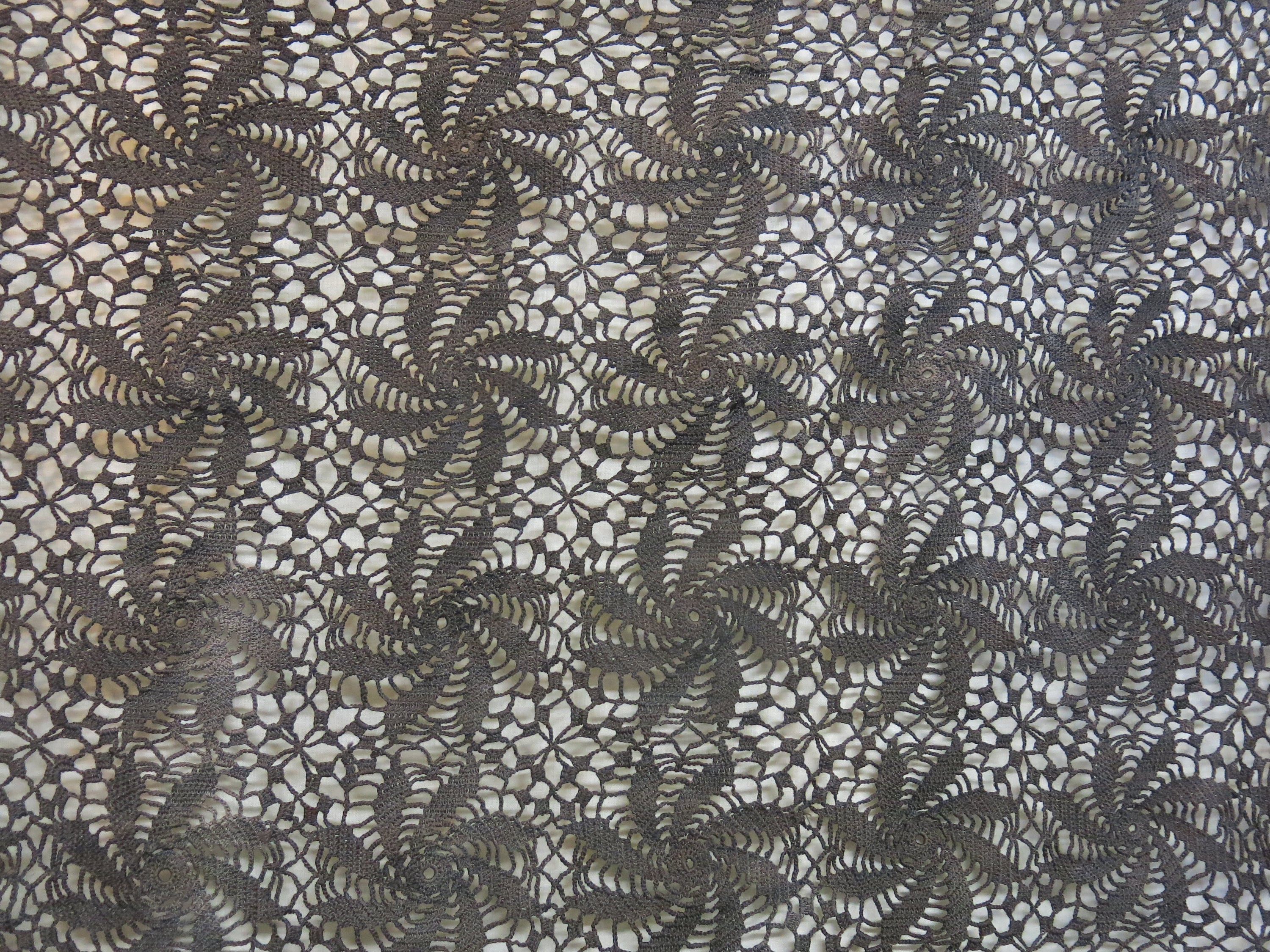 28 Crochet Tablecloth Patterns with Doilies, Lace, and Table Runners 26 Black Crochet Lace Tablecloth