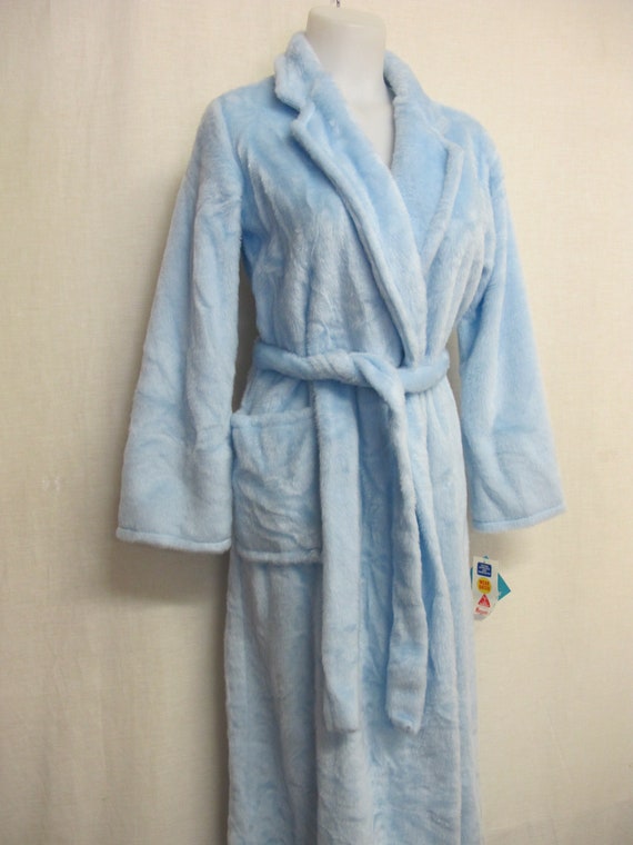 Mad Men Robe Fleece Robe Plush Robe Blue Robe SEAR