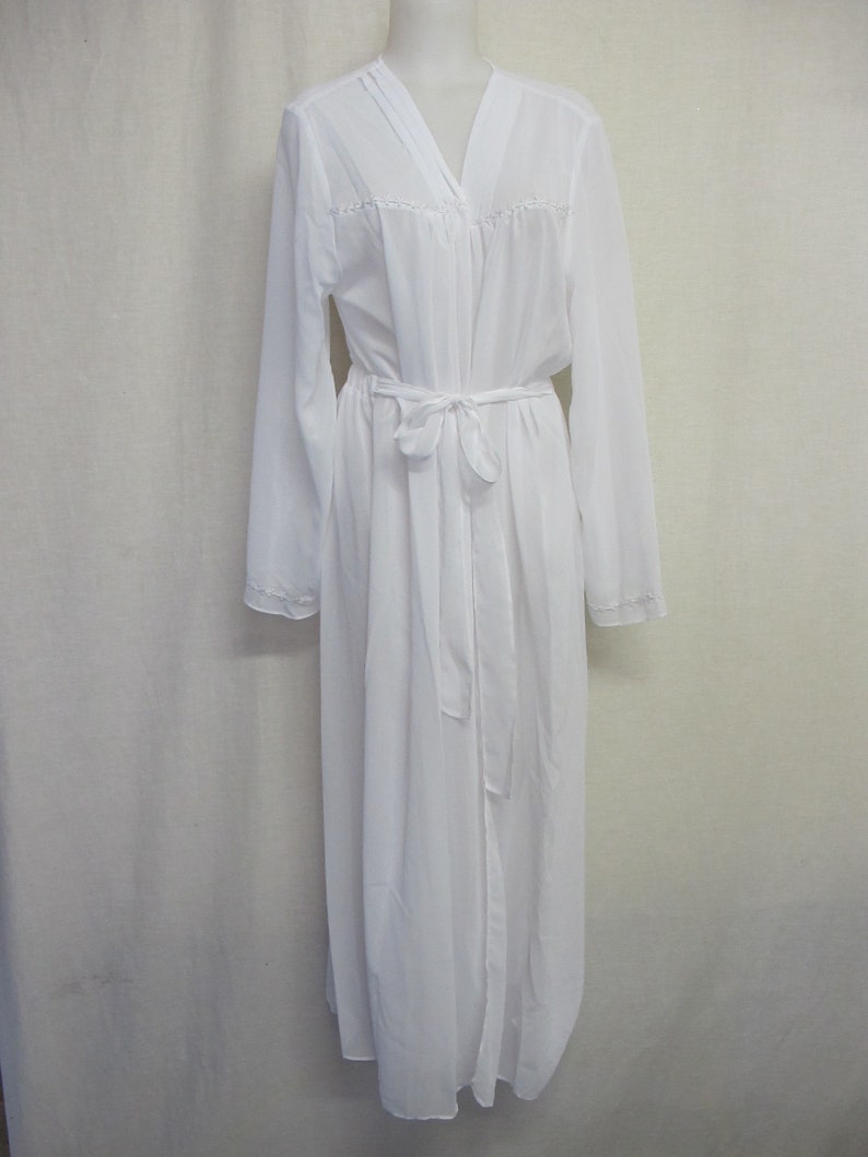long chiffon robe