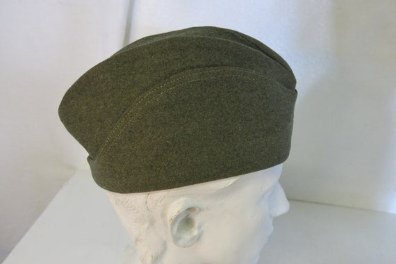 Vintage Army/Military Cap Hat WWII Garrison Cap - image 1