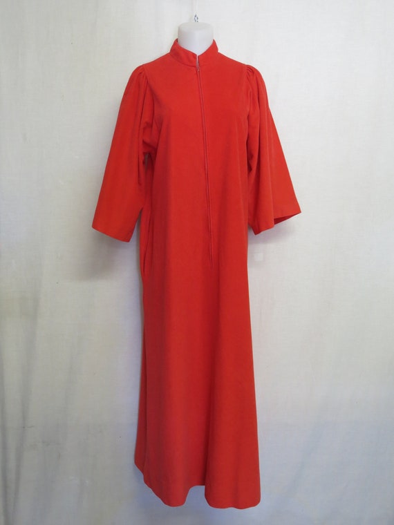 Velour Velvet Robe Evelyn Pearson Robe House Dres… - image 1