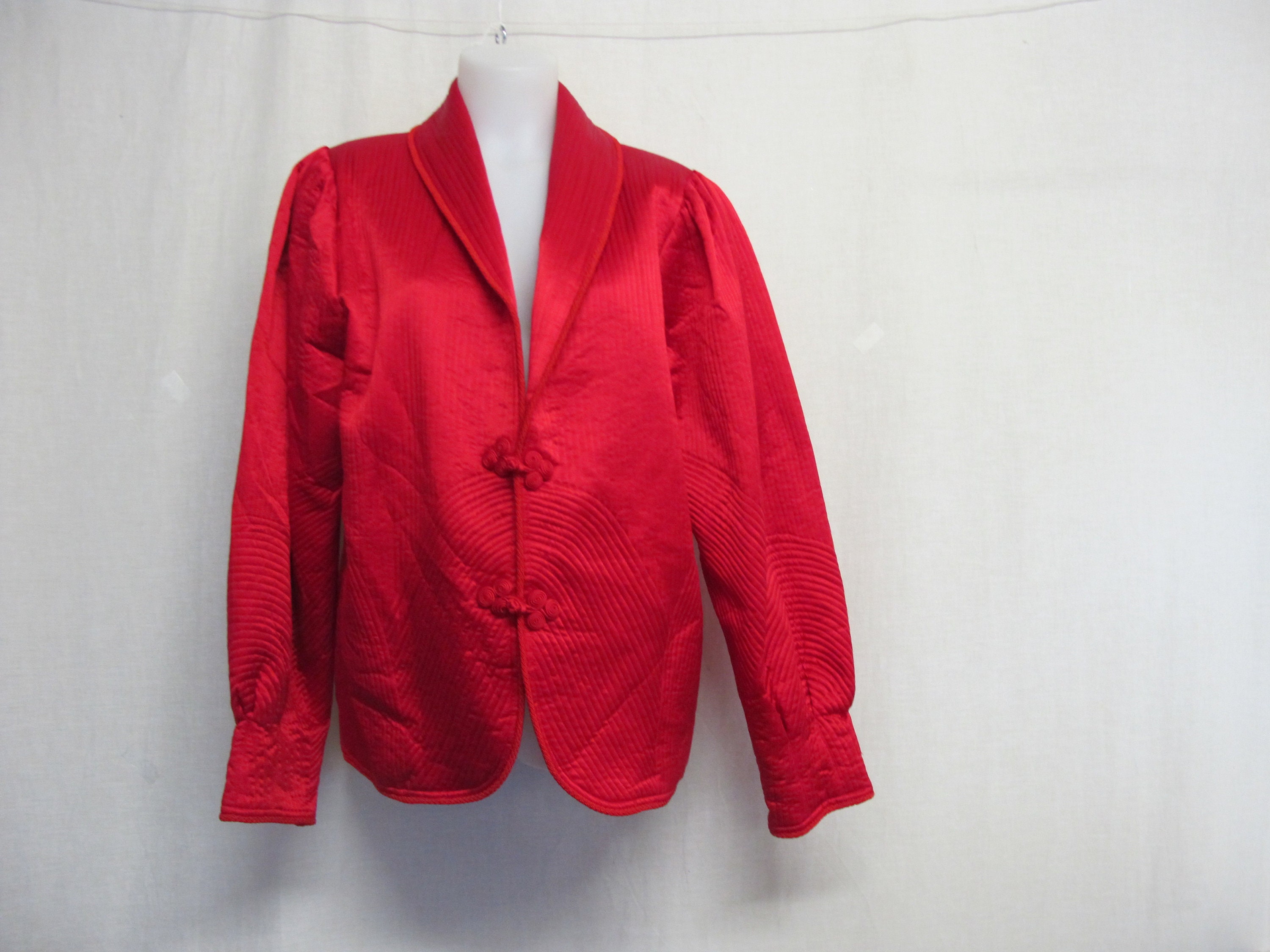 chinese padded silk jacket