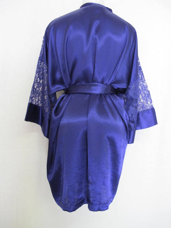 Victoria's Secret Kimono Robe Dressing Gown Lace … - image 4