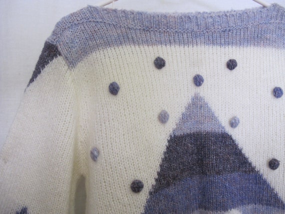 Pullover Sweater Bobbie Brooks Sweater Fuzzy Inta… - image 3