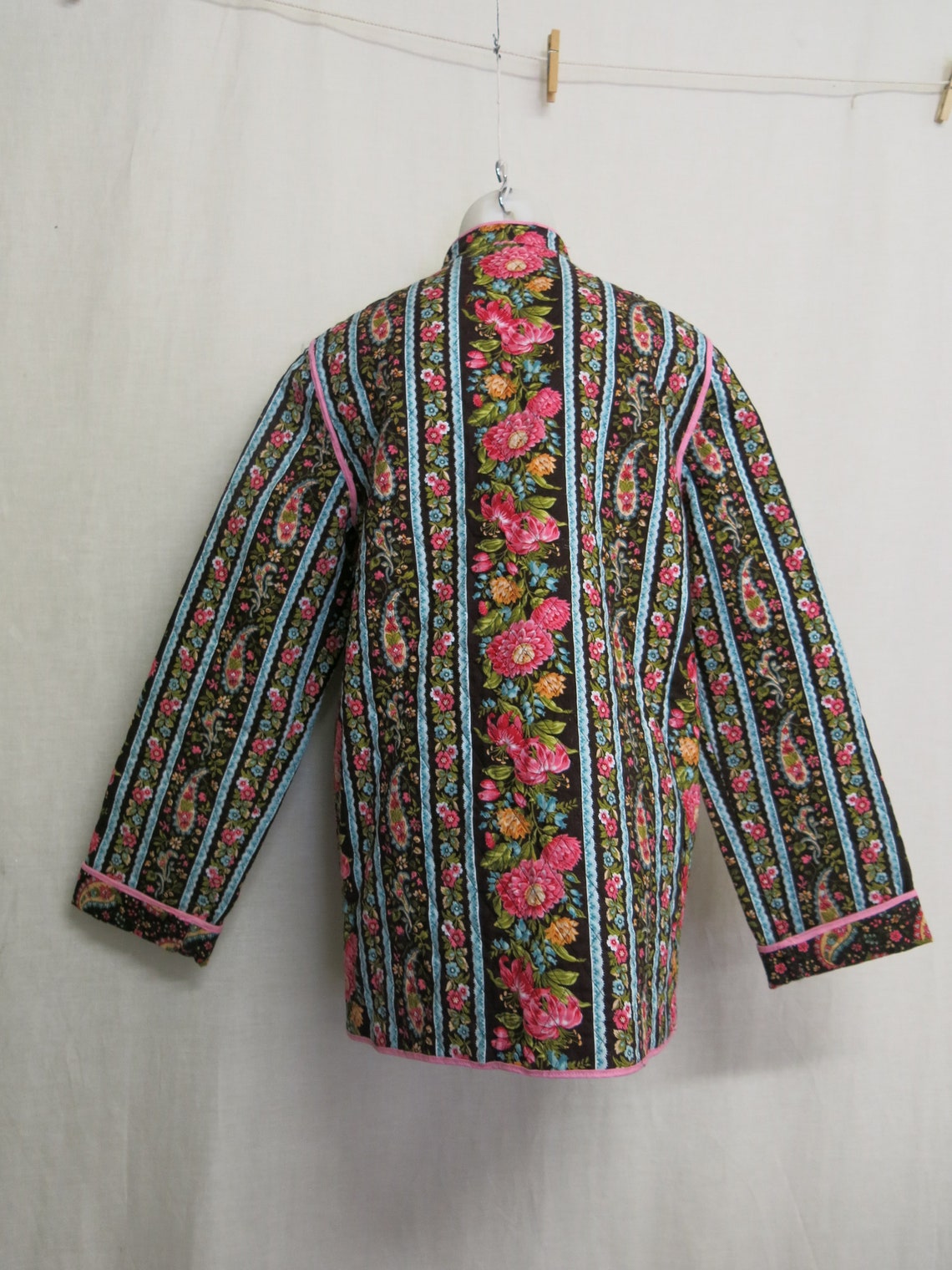 Quilted Jacket Artisan OOAK Peasant Jacket Asian Boho Jacket - Etsy UK