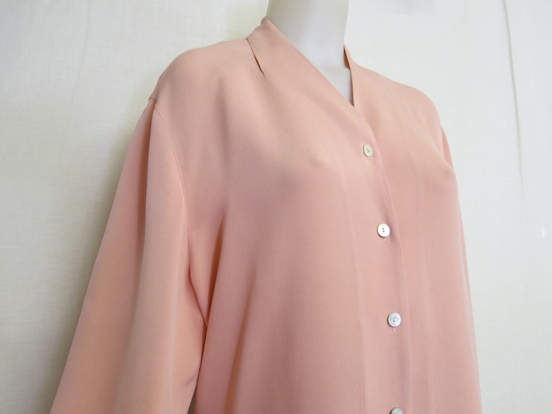 Seiden Tunika Bluse Rose Oversize Tunika 12 Large Nordstom Bild 1