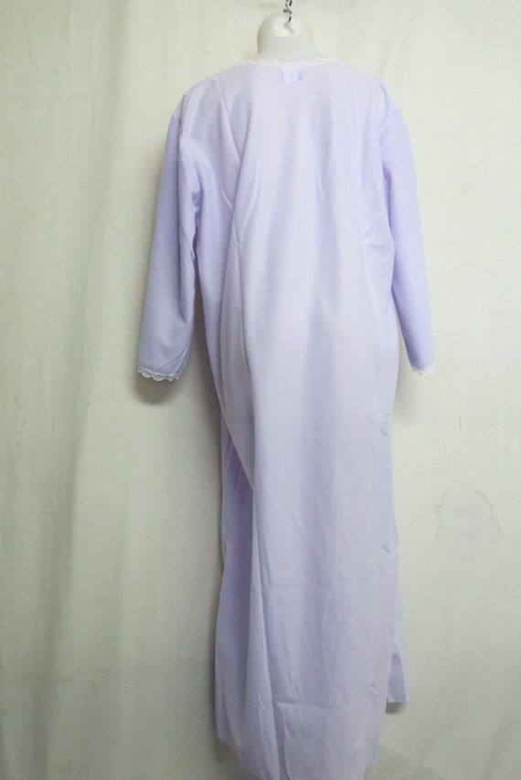 Old Fashioned Plush Nightgown Winter Fleece Night… - image 6