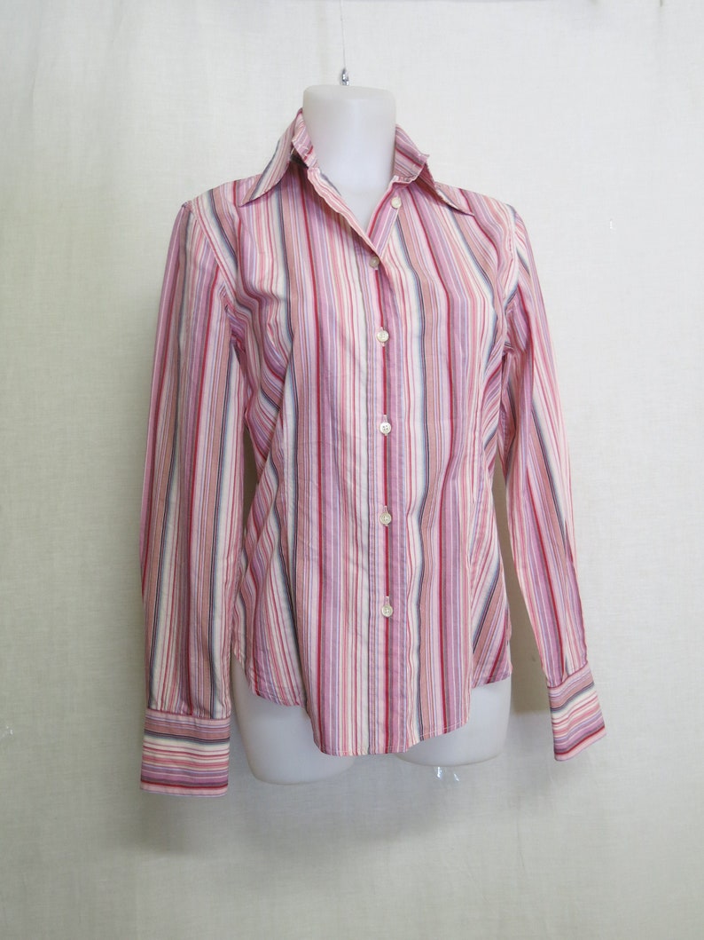 ETRO Cotton Blouse Shirt Striped Cotton Blouse Small image 1