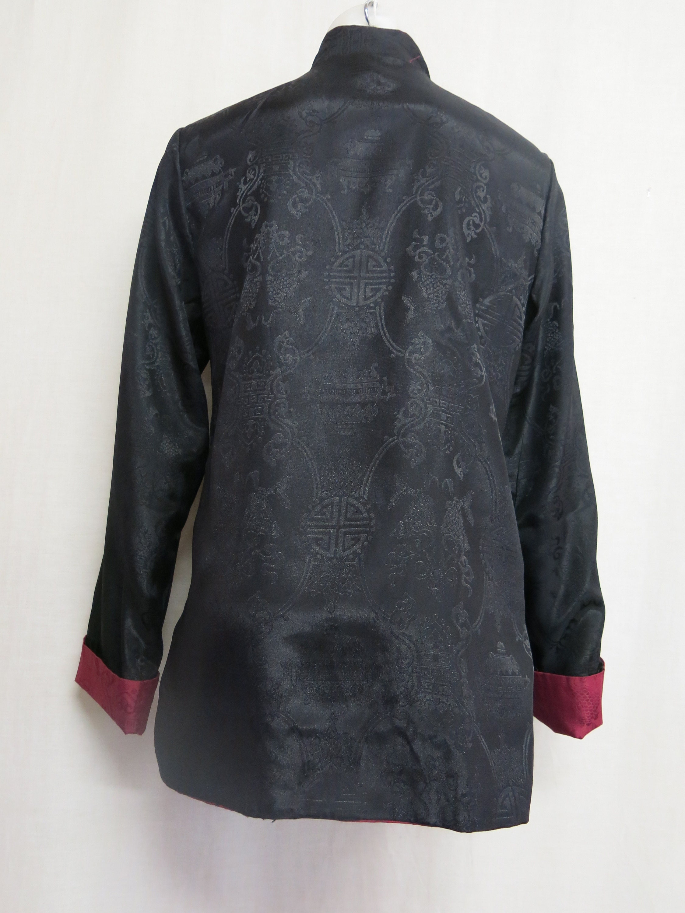 美品 roku dahl’ia SATIN CHINA MOTIF JACKET 美品 roku dahl'ia SATIN CHINA MOTIF JACKET