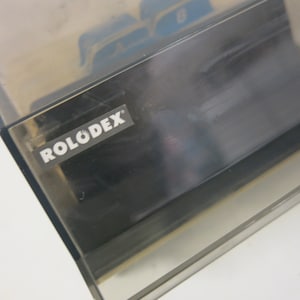 Rolodex Mid Century Modern Office Address File  Unused