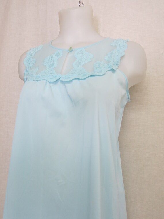 1960's Nightgown Mad Men Nightgown Nylon - image 4