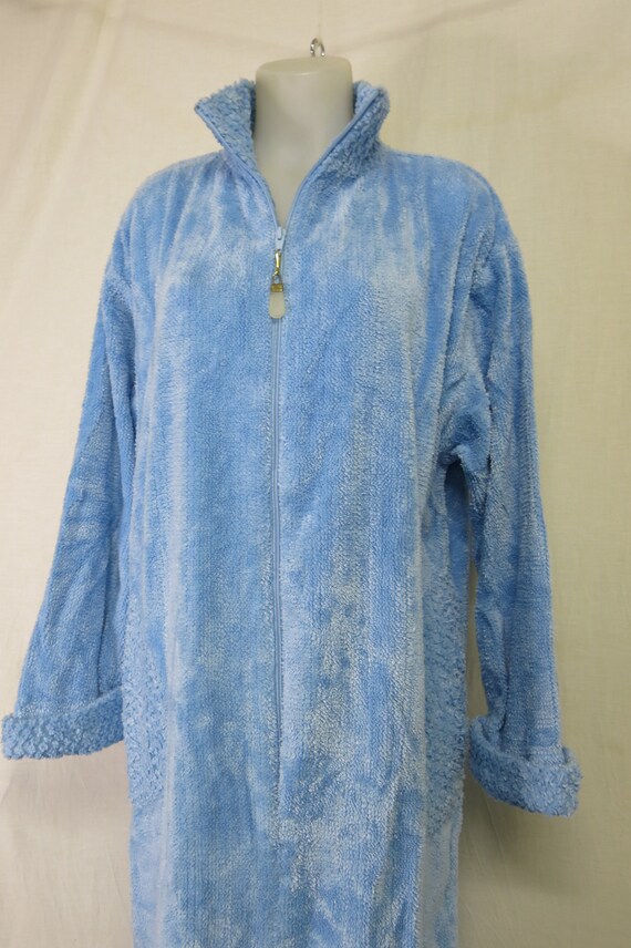 Chenille Robe Terry Cloth Robe Beach Spa Coverup … - image 3