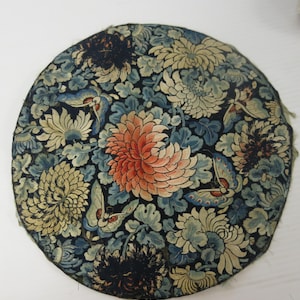 Bordado chinês antigo, bordado asiático, bordado de seda art déco chinês