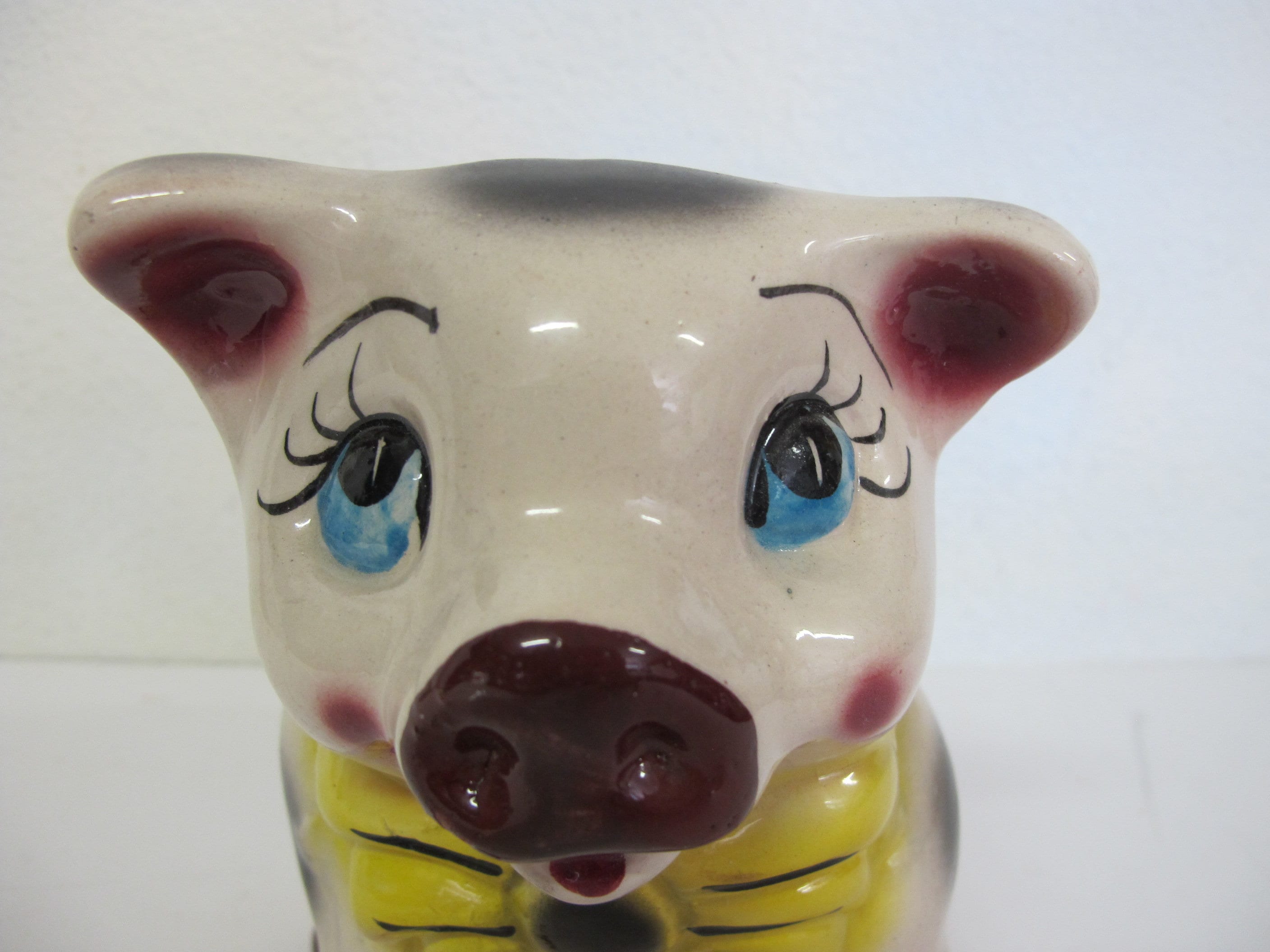ヴィンテージ陶器貯金箱：1950年代中期の子供用装飾品 - Etsy 日本