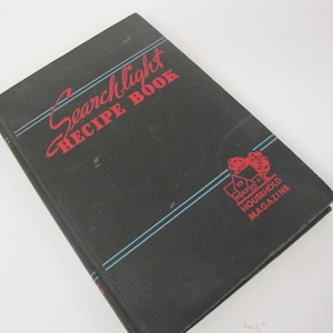Vintage Cookbook 1946 SEARCHLIGHT 20th Edition Antique Recipe Book, Household Magazine