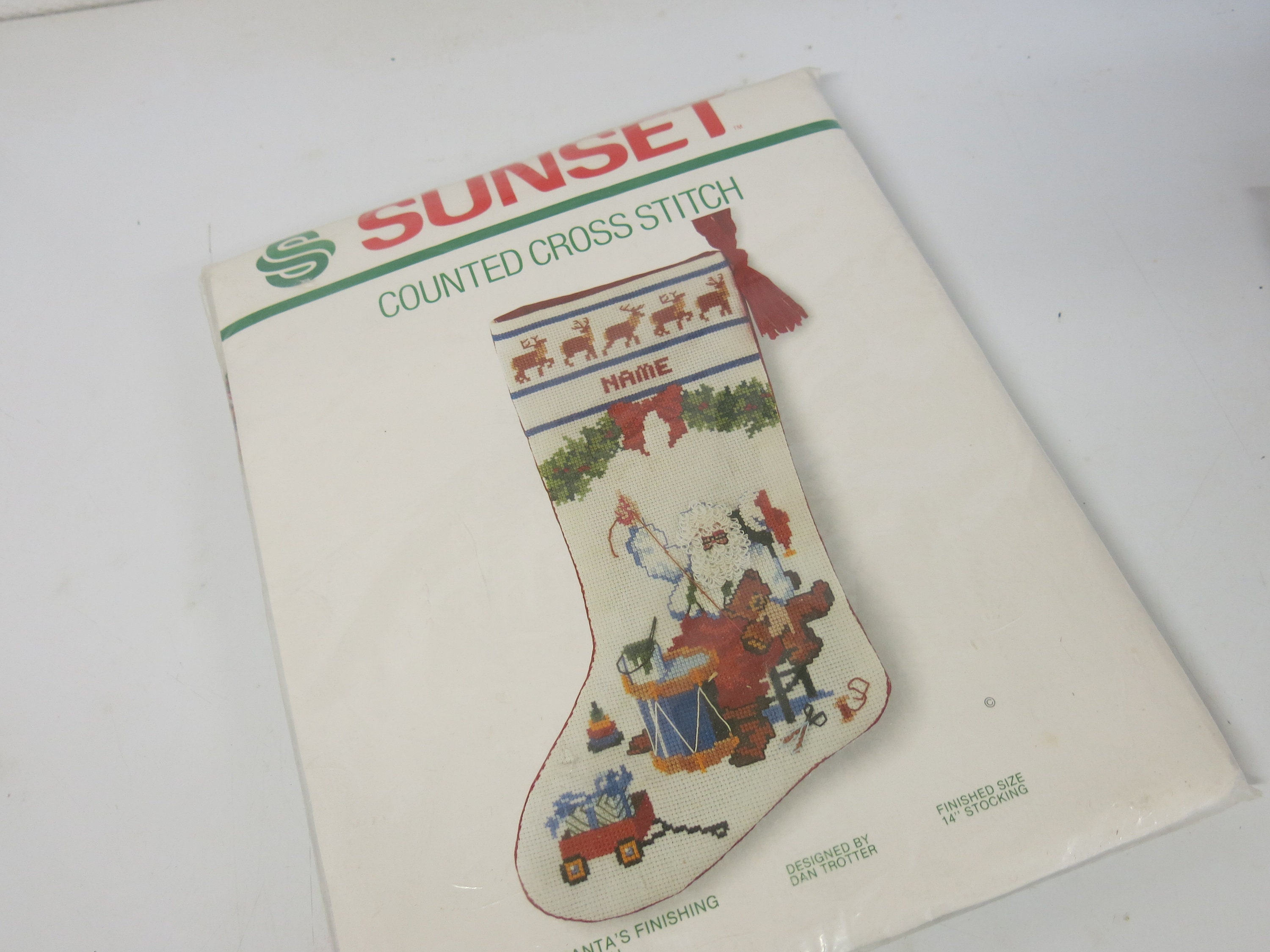 Dimensions Cross Stitch Kit Stocking - Etsy Norway