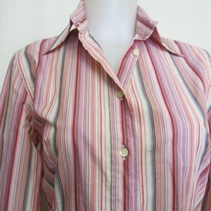 ETRO Cotton Blouse Shirt Striped Cotton Blouse Small image 7