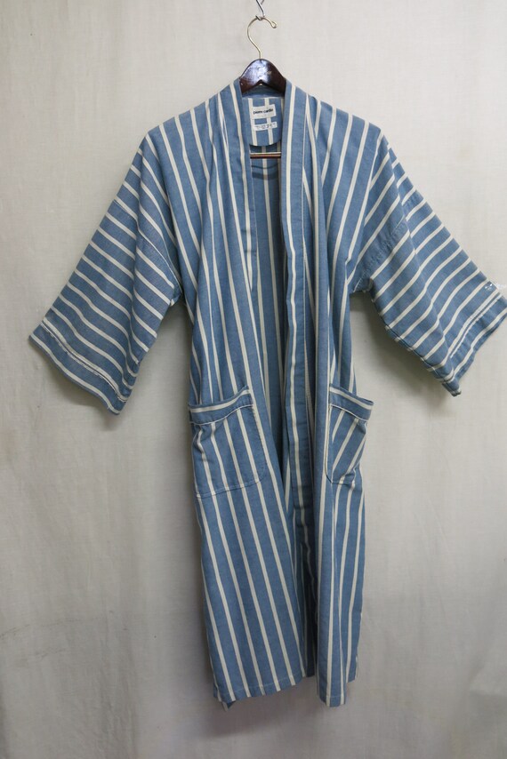 Cotton Robe Kimono Robe Spa Robe Pierre Cardin 19… - image 2