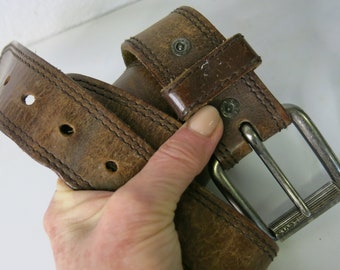 Vintage Levi's riem en gesp ingebroken