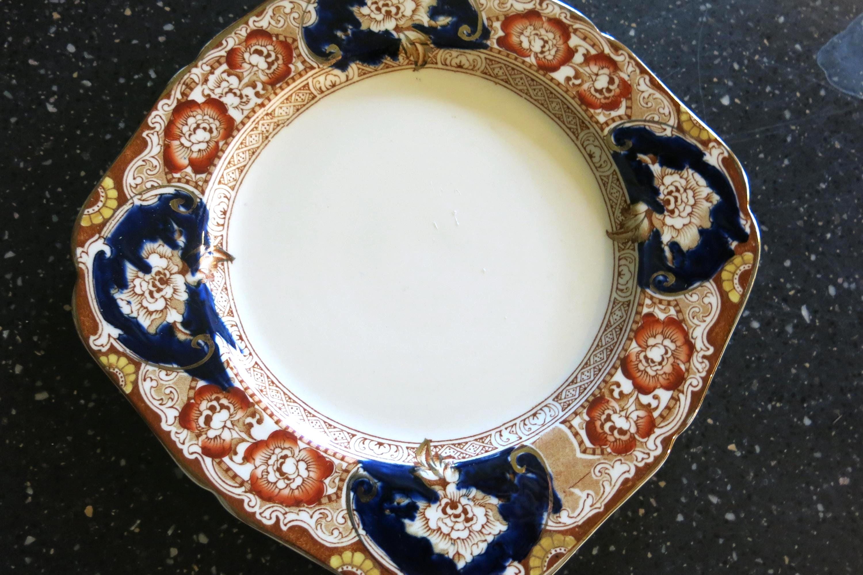 ヴィンテージ品　ドイツ バイエルン　ヴンジーデル　磁器プレート5枚　未使用品 Davenport china - Etsy 日本