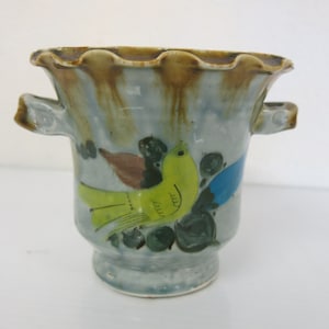 Mexican Pottery Vase Mexican Pottery Mid Century Mexican Tonala