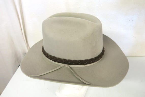 Cowboy Hat Bailey Pale Gray Xxx Beaver Mustang7 1/8 - Etsy display picture 1