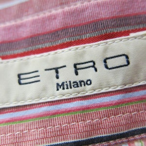 ETRO Cotton Blouse Shirt Striped Cotton Blouse Small image 2