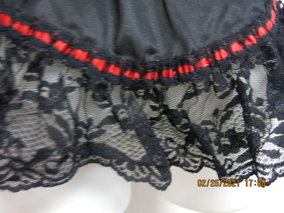 Goth Lace Baby Doll Nightgown - image 6