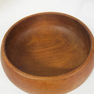 Teak Bowl Mid Century Wooden Salad Bowl