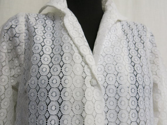 White Lace  Robe White Summer Robe/Coverup - image 5