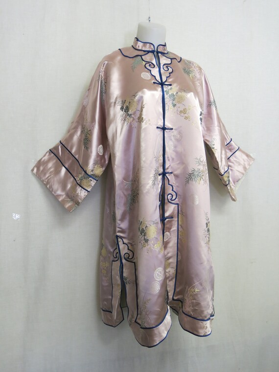 Vintage Chinese Silk Kimono Brocade Kimono Mid Cen