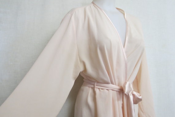 Satin and Chiffon Robe Kimono Robe Large/XL Jones… - image 8