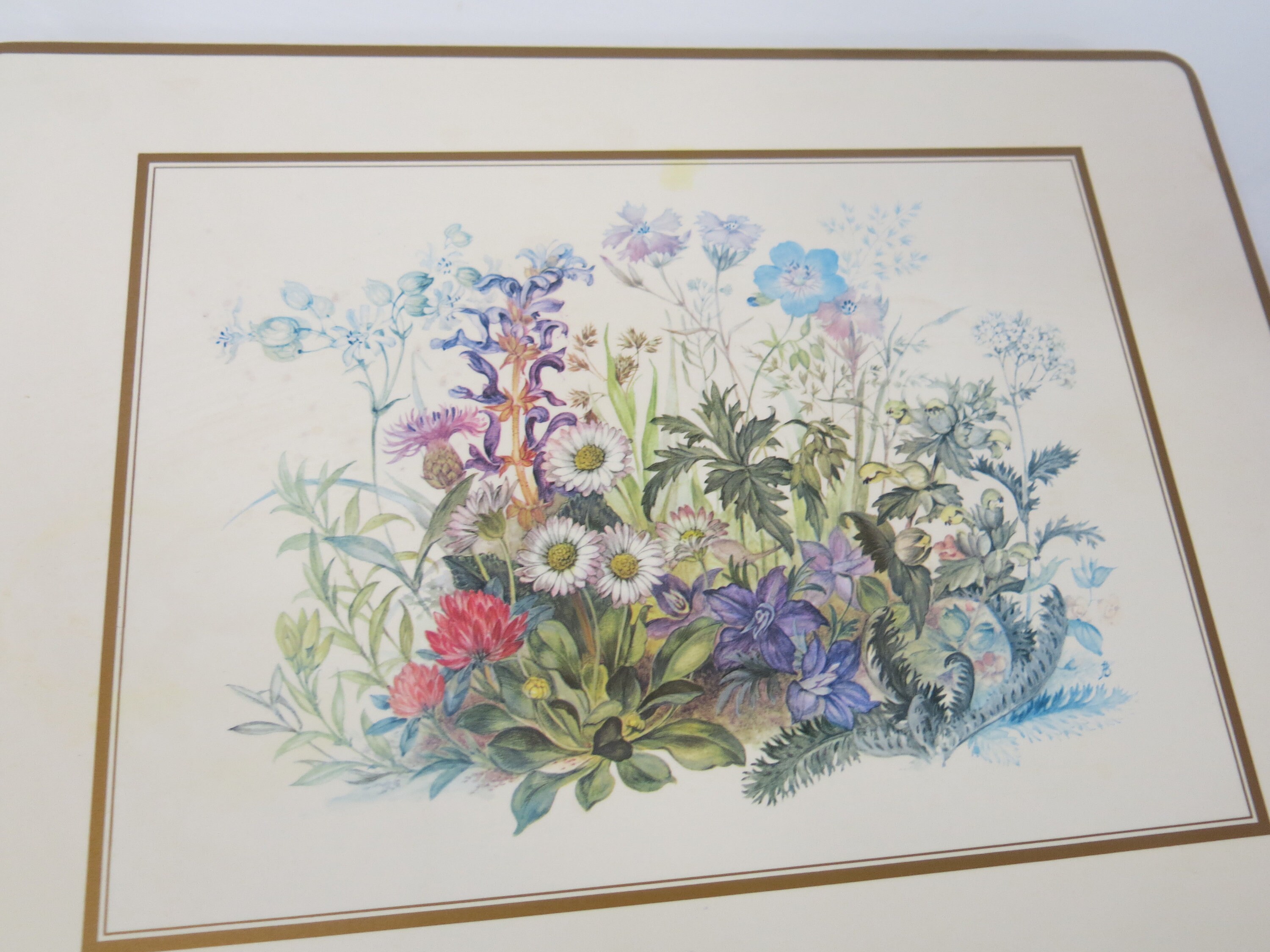 Pimpernel Placemats Meadow Flowers Garden Floral Wild Flowers Etsy