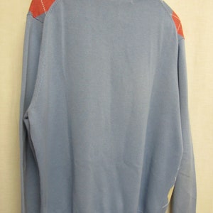 Argyle Pullover Sweater Brooks Brothers Retro Sweater Zipper Pima Cotton image 8