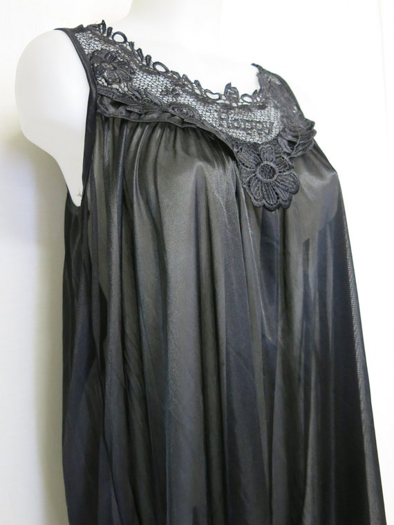Black Nightgown Black Lace Nightgown Medium/Large