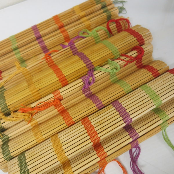 Bamboo Placemats Etsy