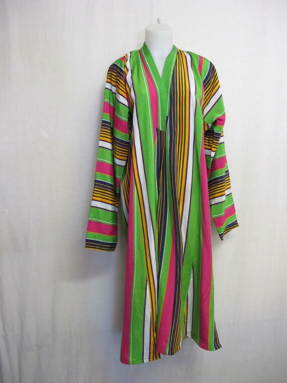 Vintage Silk Robe Kimono Style Robe Chapan Kaftan