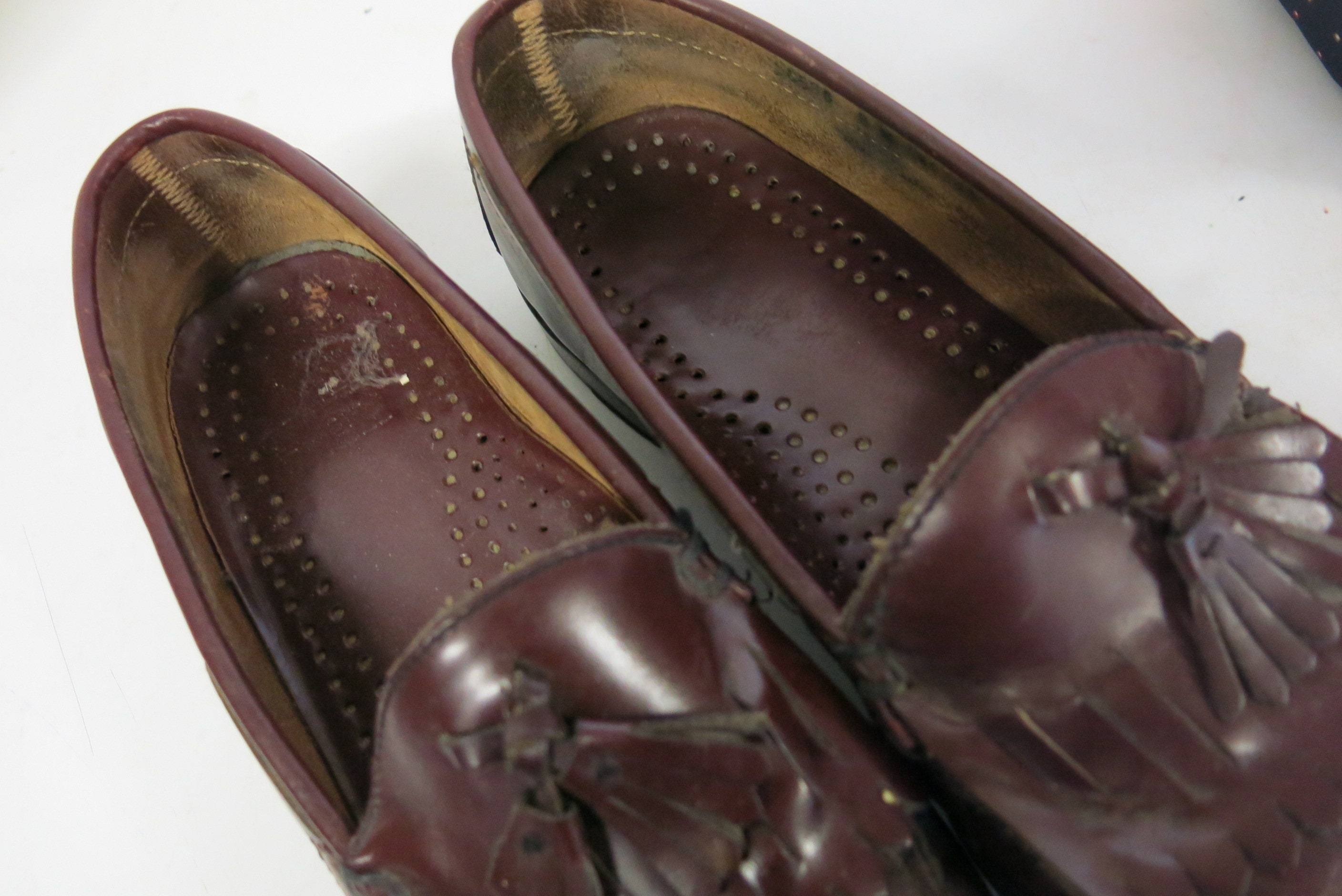 Tassel Loafers 9 Medium Nunn Bush Oxblood Kiltie Men