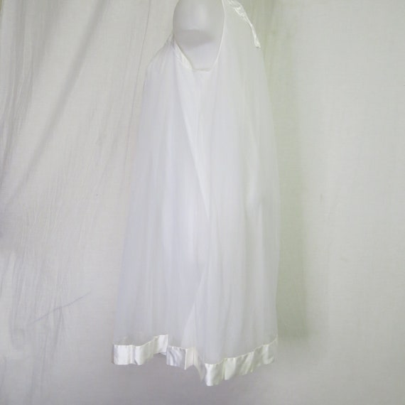 White Nylon Nightgown Gossard Artemis Nightgown S… - image 5