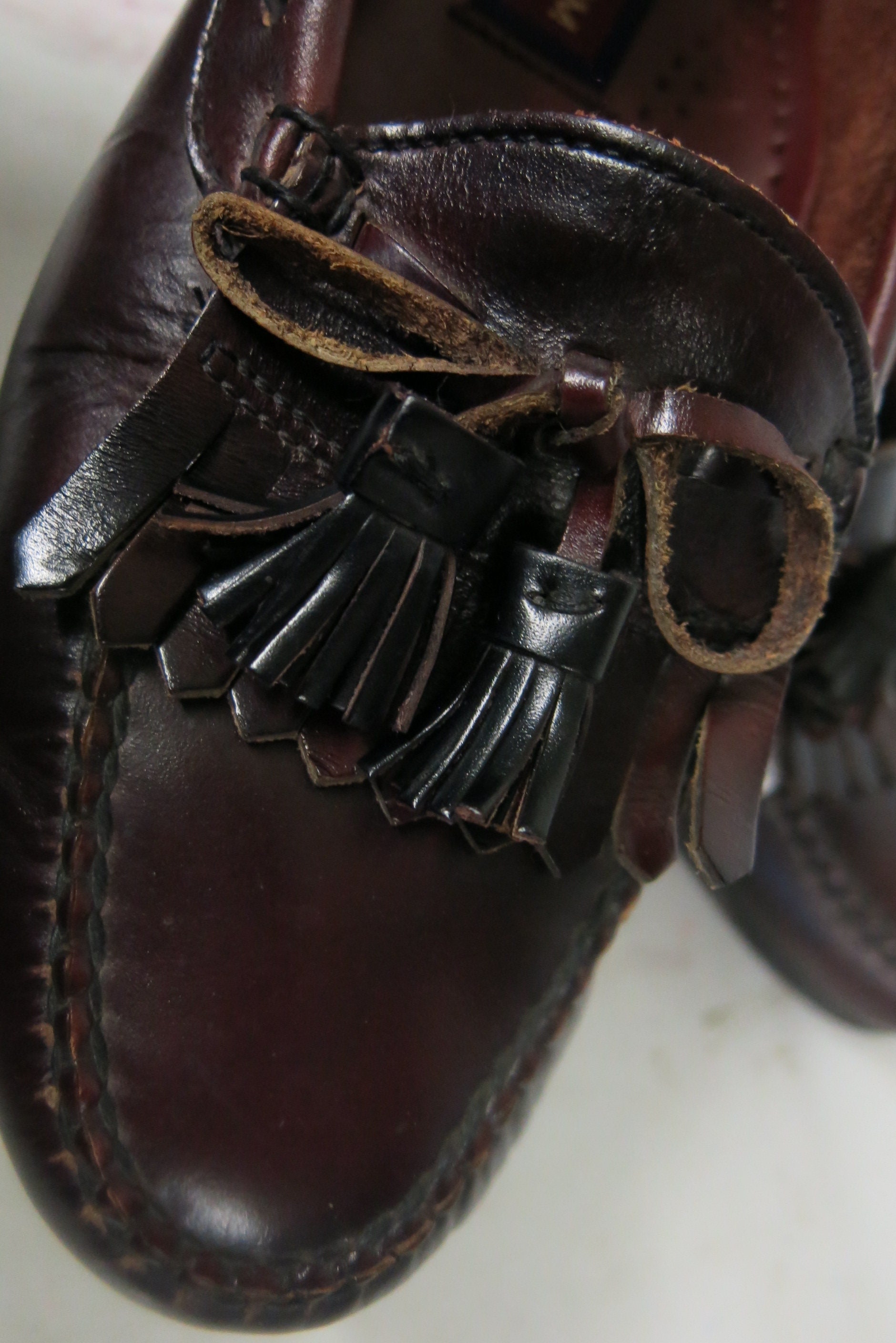 Tassel Loafers Oxblood 9 1/2 D Men NORDSTROM - Etsy display picture 2