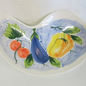Italian Bowl Desimone Style Bowl Artisan Pottery Italy Serving Bowl Crate and Barrel