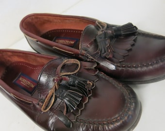 Tassel Loafers Oxblood 9 1/2 D Men NORDSTROM