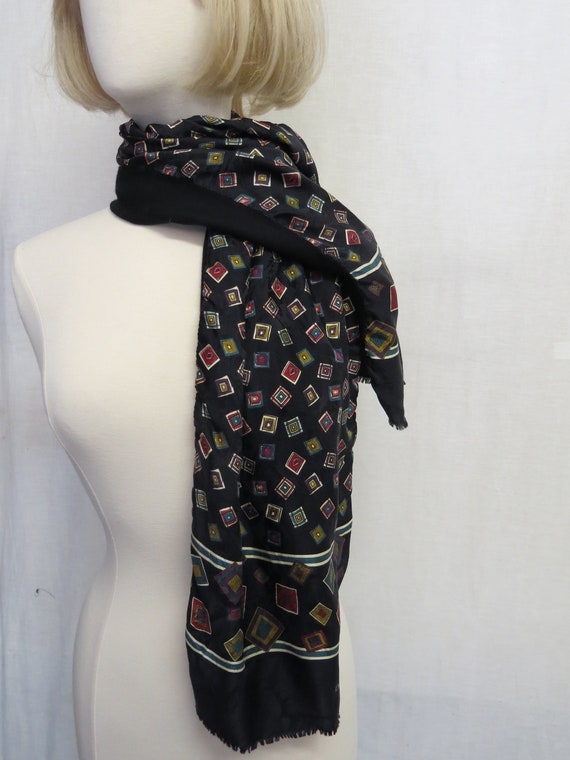 Christian Dior Silk and Wool Scarf Designer Silk … - image 3