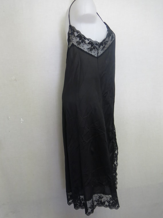 Black Nightgown Nightgown Short Lace Nightgown 36 - image 5