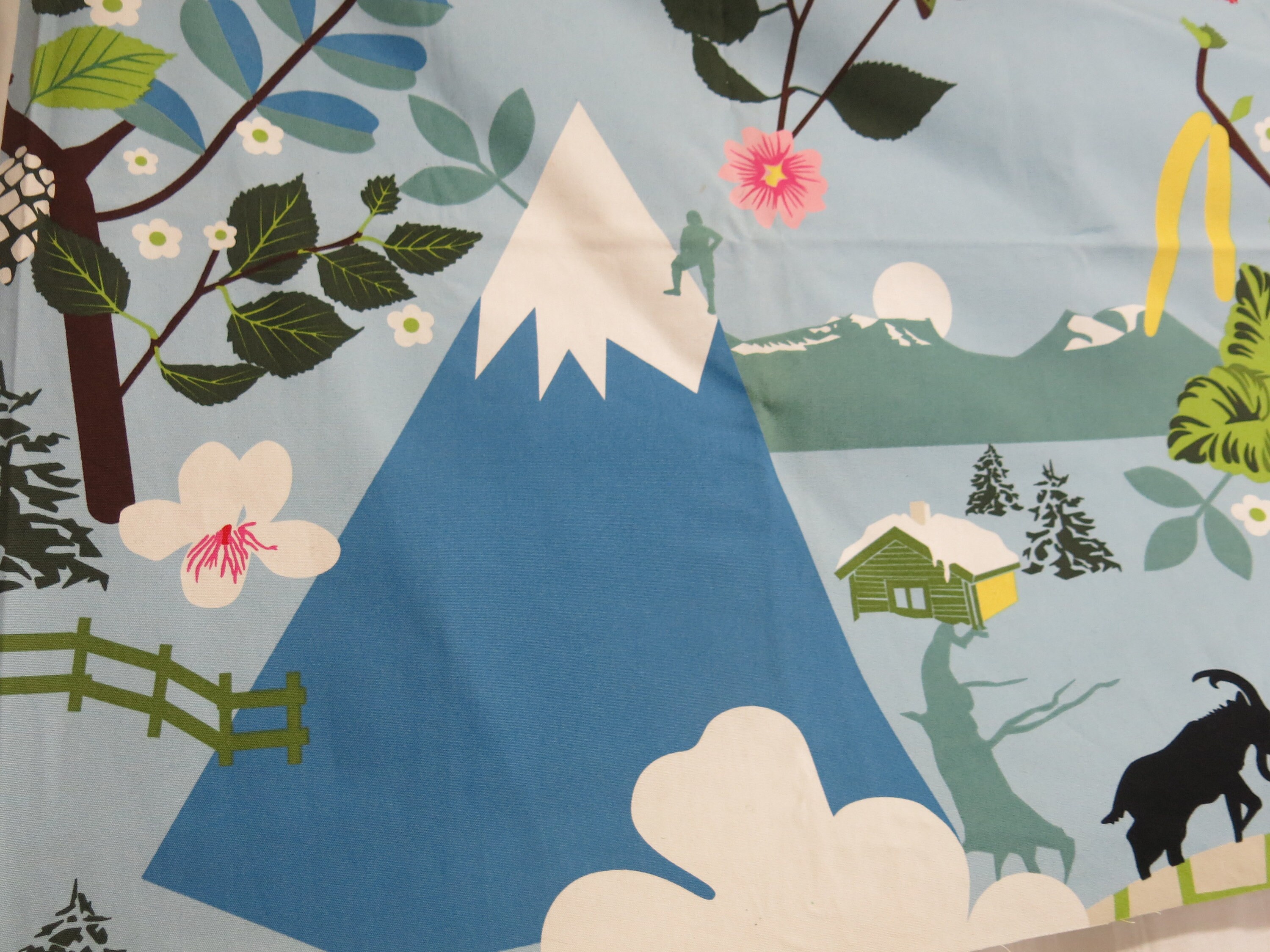 Swedish Fabric Ikea Fabric Panel Design by Lotta Kuhlhorn Etsy UK