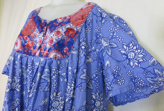 Cotton House Dress Summer Cotton Oversize Roomy M… - image 2