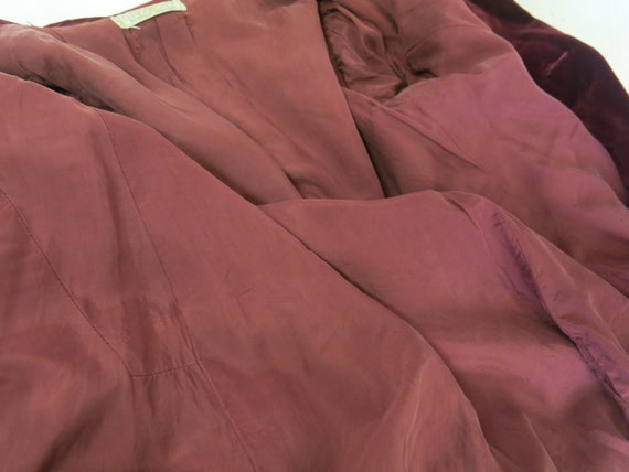 GIVENCHY Nouvelle Boutique Velvet Jacket Burgundy… - image 9