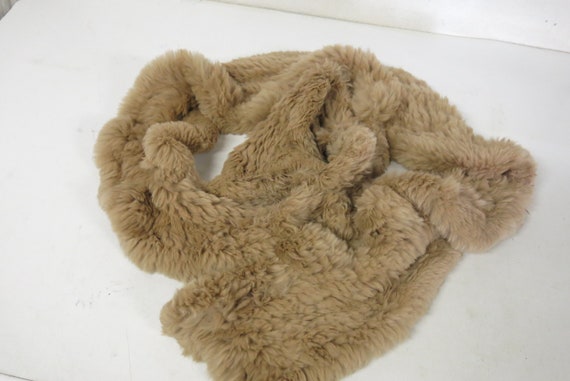 Rabbit Fur Muffler Plush Soft Fur Scarf - image 2