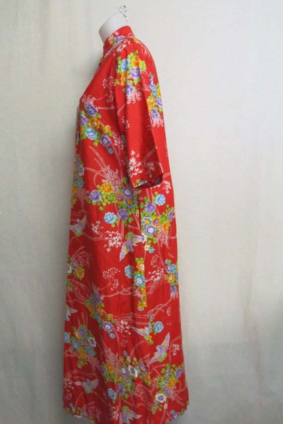 1960's Japanese Style Cotton Upcycled Dress