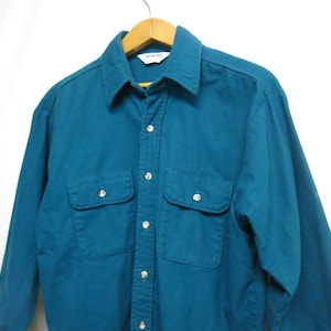 トップス 80s FIVEBROTHER made in USA Vintage Five Brother Flannel Shirt, THICK Cotton, Made in